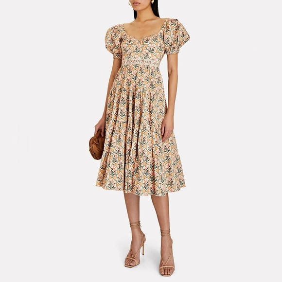 Agua by Agua Bendita Palmera Dress Medium EUC - Picture 2 of 4